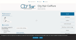 Desktop Screenshot of cityhair-coiffure-esthetique.fr